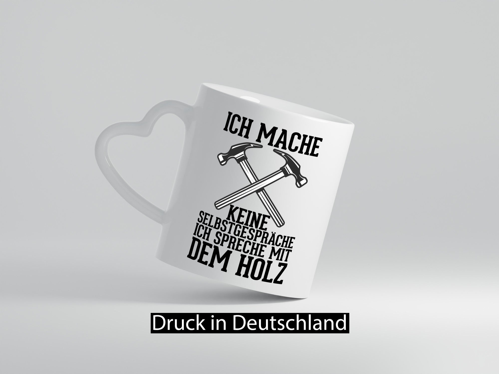 Ich spreche mit dem Holz | Tischler Holzfäller Schreiner Geschenk Humor