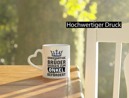 Beförderung zu Onkel | Schwangerschaft Bruder Geschenk Humor Geschenkidee