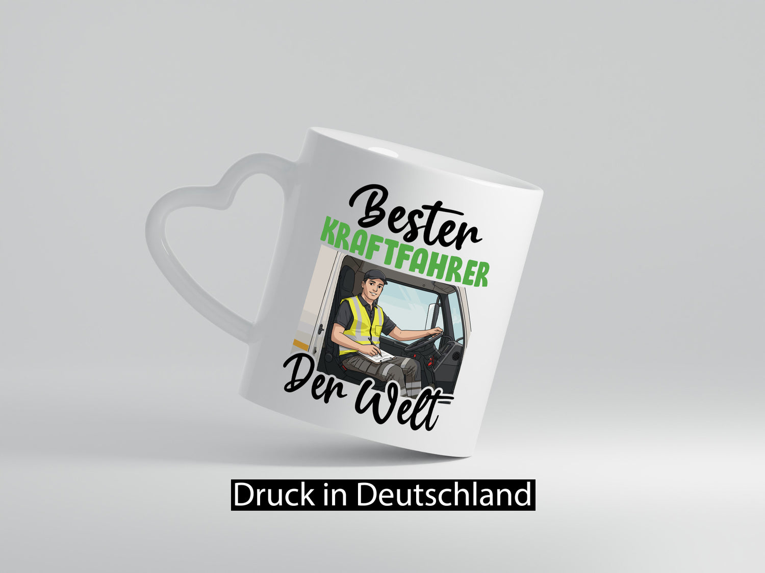 Bester Kraftfahrer | Lastwagen LKW Fahrer v2 Humor Geschenkidee Tasse