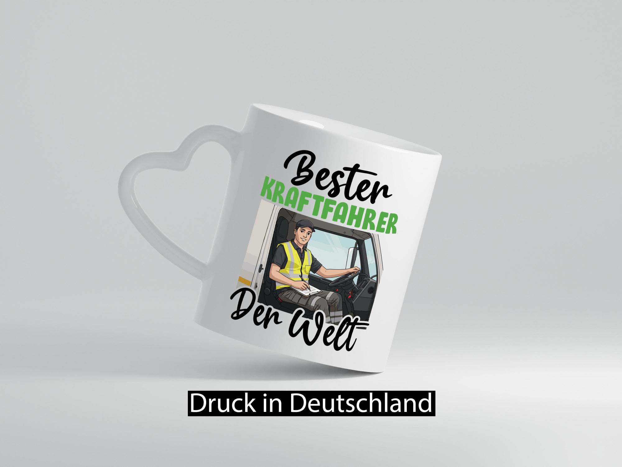 Bester Kraftfahrer | Lastwagen LKW Fahrer v2 Humor Geschenkidee Tasse