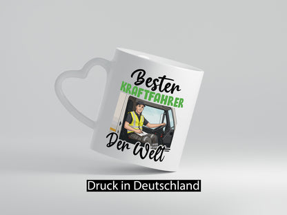 Bester Kraftfahrer | Lastwagen LKW Fahrer v2 Humor Geschenkidee Tasse