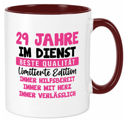 29 Jahre im Dienst | Jubiläum Arbeit v10 Geschenk Kollegen Büro lustiger Spruch
