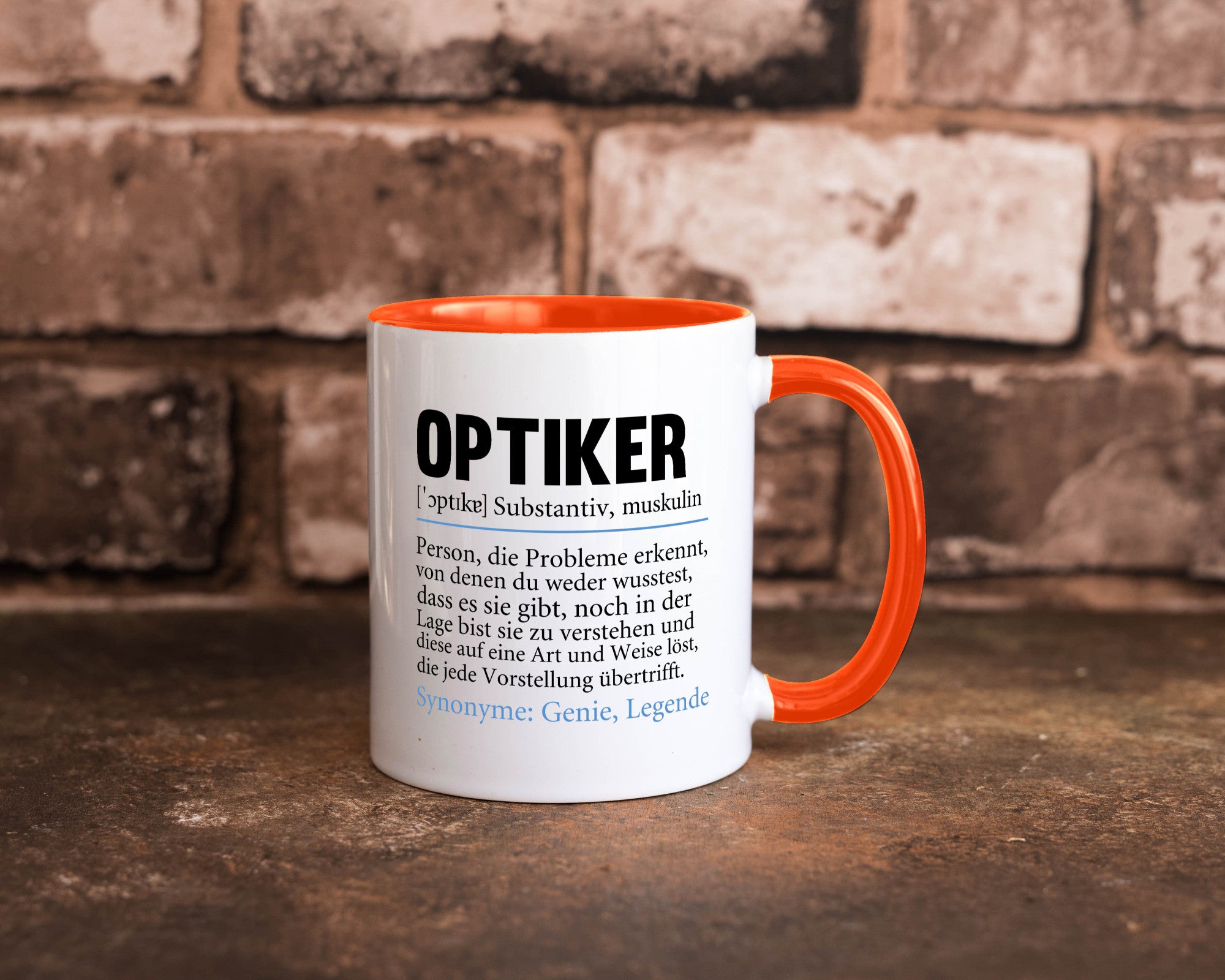 Optiker | Spruch Augenoptiker Beruf Humor v2 lustiger Geschenk Arbeit Kollegen