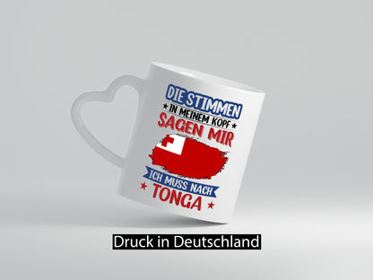 Tonga | Urlaub Stimmen in meinem Kopf Traumland lustiger Spruch Geschenk Humor
