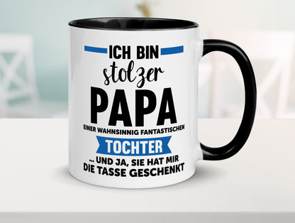 Stolzer Papa | Geschenk Fantastische Tochter Familie Geschenkidee lustiger Tasse