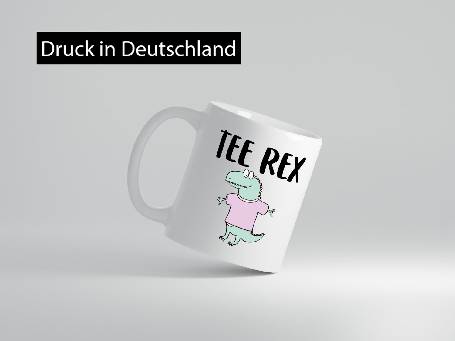 Tee Rex | Becher Dinosaurierer Teetrinker Geschenk Humor Geschenkidee lustiger