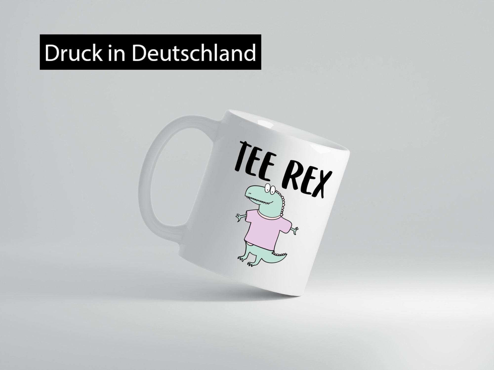 Tee Rex | Becher Dinosaurierer Teetrinker Geschenk Humor Geschenkidee lustiger