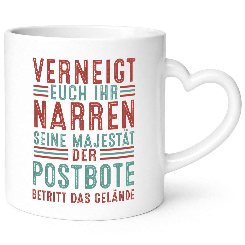 Verneigt euch: Postbote | Beruf Post Briefträger Geschenk Arbeit Kollegen Büro