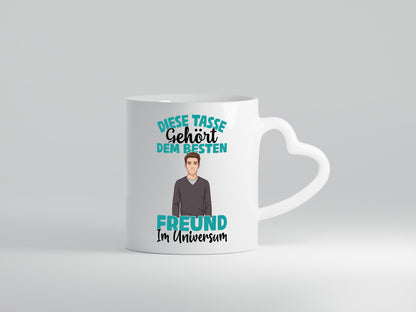 Im Universum: Freund | Beziehung Partner Liebe Geschenk Humor Geschenkidee