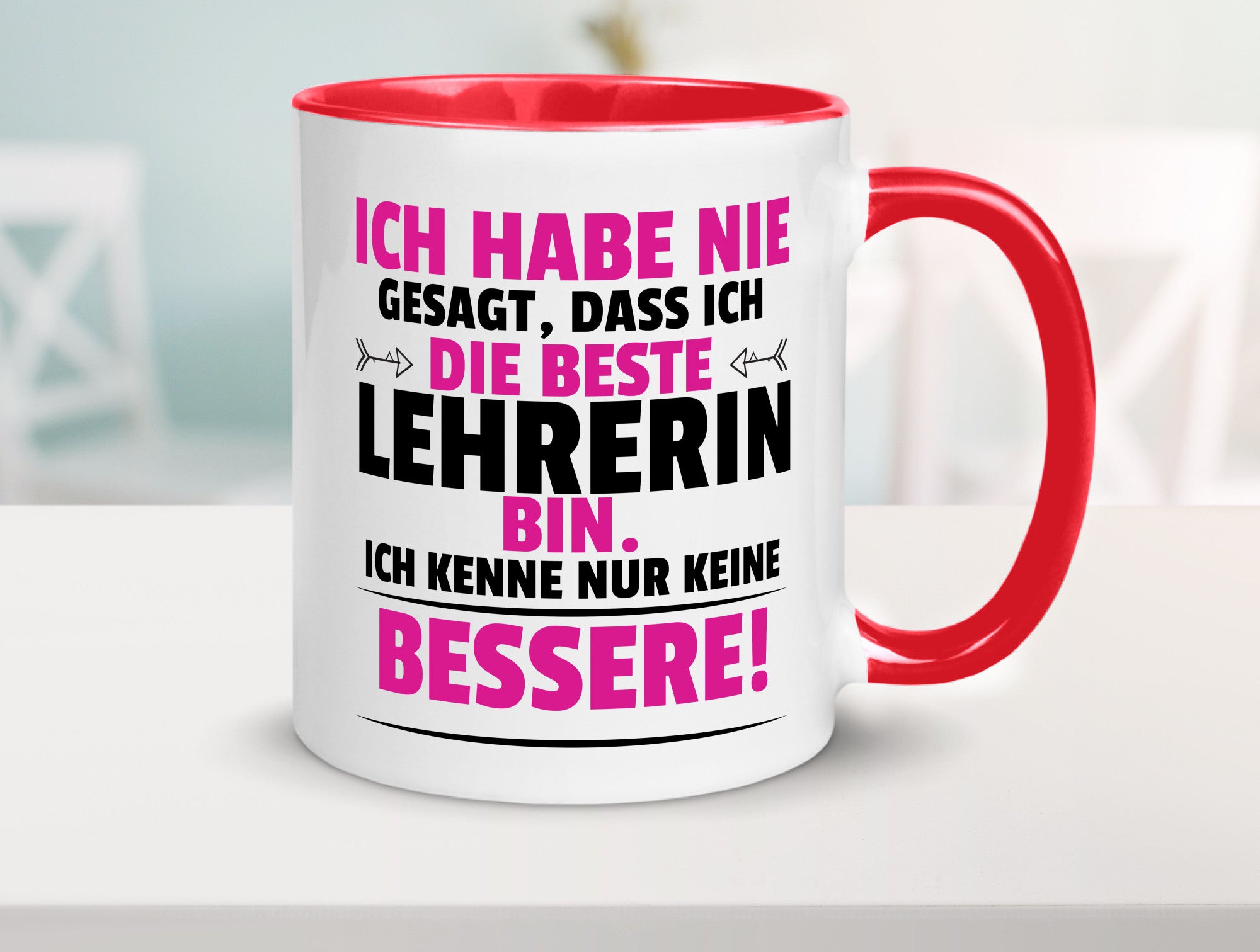 Die Beste Lehrerin | Schule Beruf Schüler Geschenk Arbeit Kollegen Büro