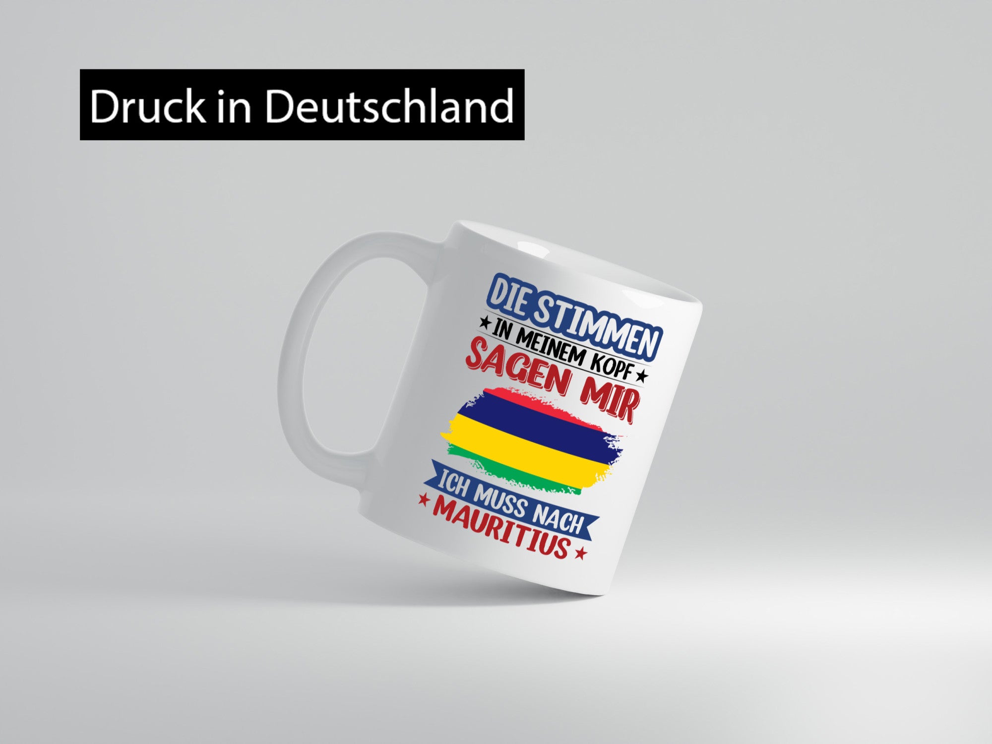 Mauritius | Urlaub Stimmen in meinem Kopf Traumland Geschenk Humor Geschenkidee
