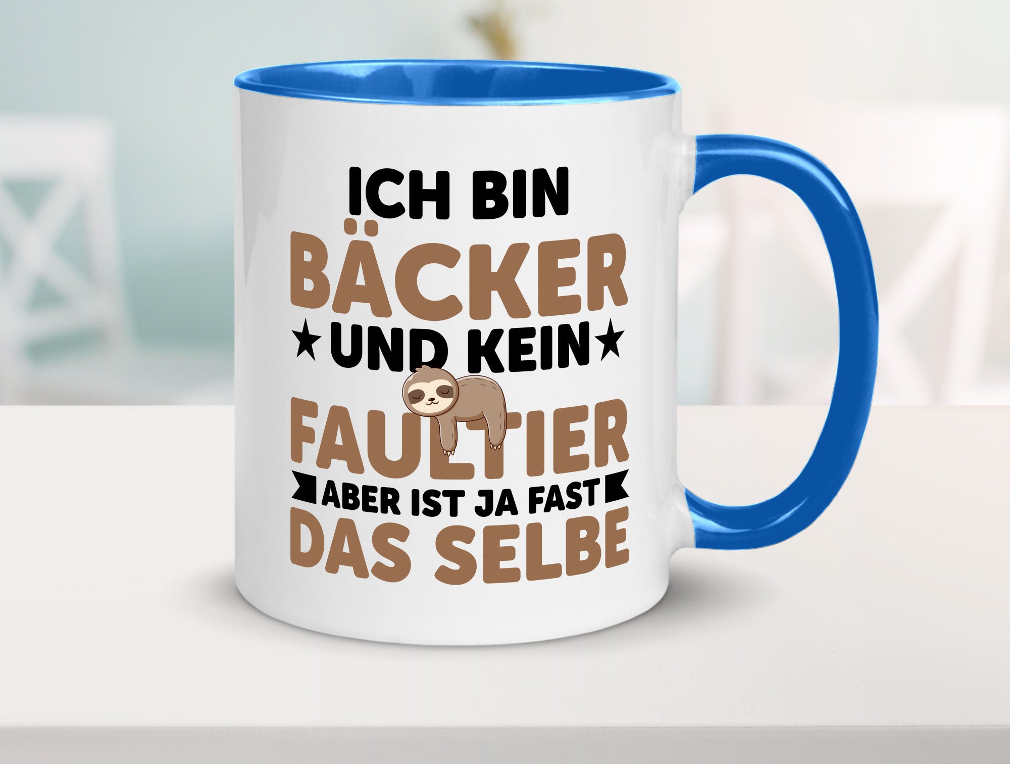 Ich bin kein Faultier: Bäcker | Bäckerei Backen Konditor Humor Tierliebhaber