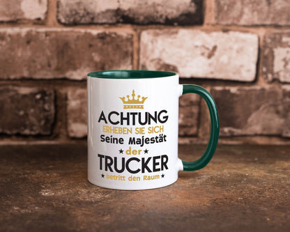 Seine Majestät Trucker | LKW Fahrer Beruf Humor Arbeit Kollegen Büro