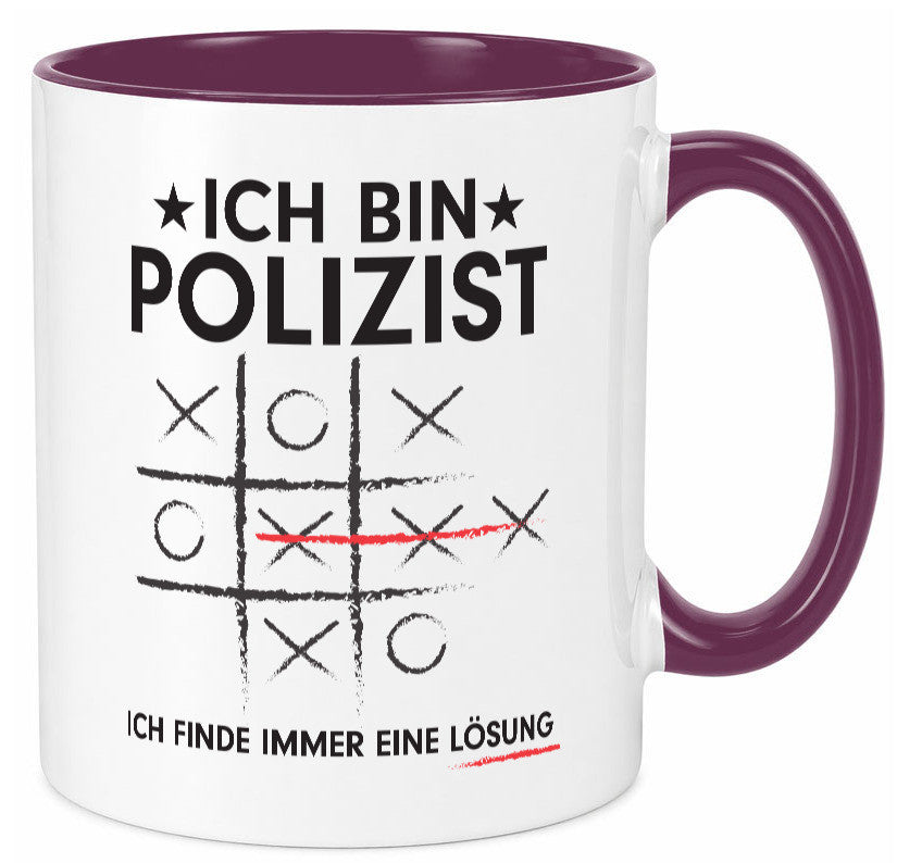 Löse Probleme: Polizist | Polizei Geschenk Humor Geschenkidee lustiger Spruch