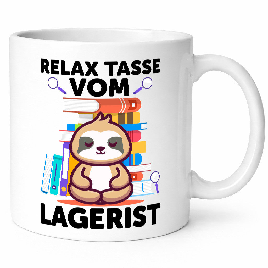 Relax Tasse: Lagerist | Lageristen Lager Arbeiter Humor Arbeit Kollegen Büro