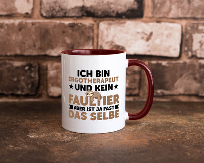 Ich bin kein Faultier: Ergotherapeut | Ergotherapie Geschenk Tierliebhaber