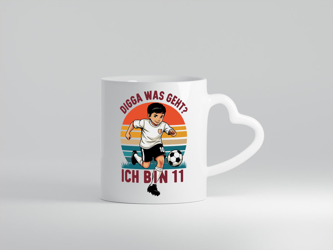 11 Geburtstag | Jahre Digga was geht ab Fußball lustig Geschenkidee Geschenk