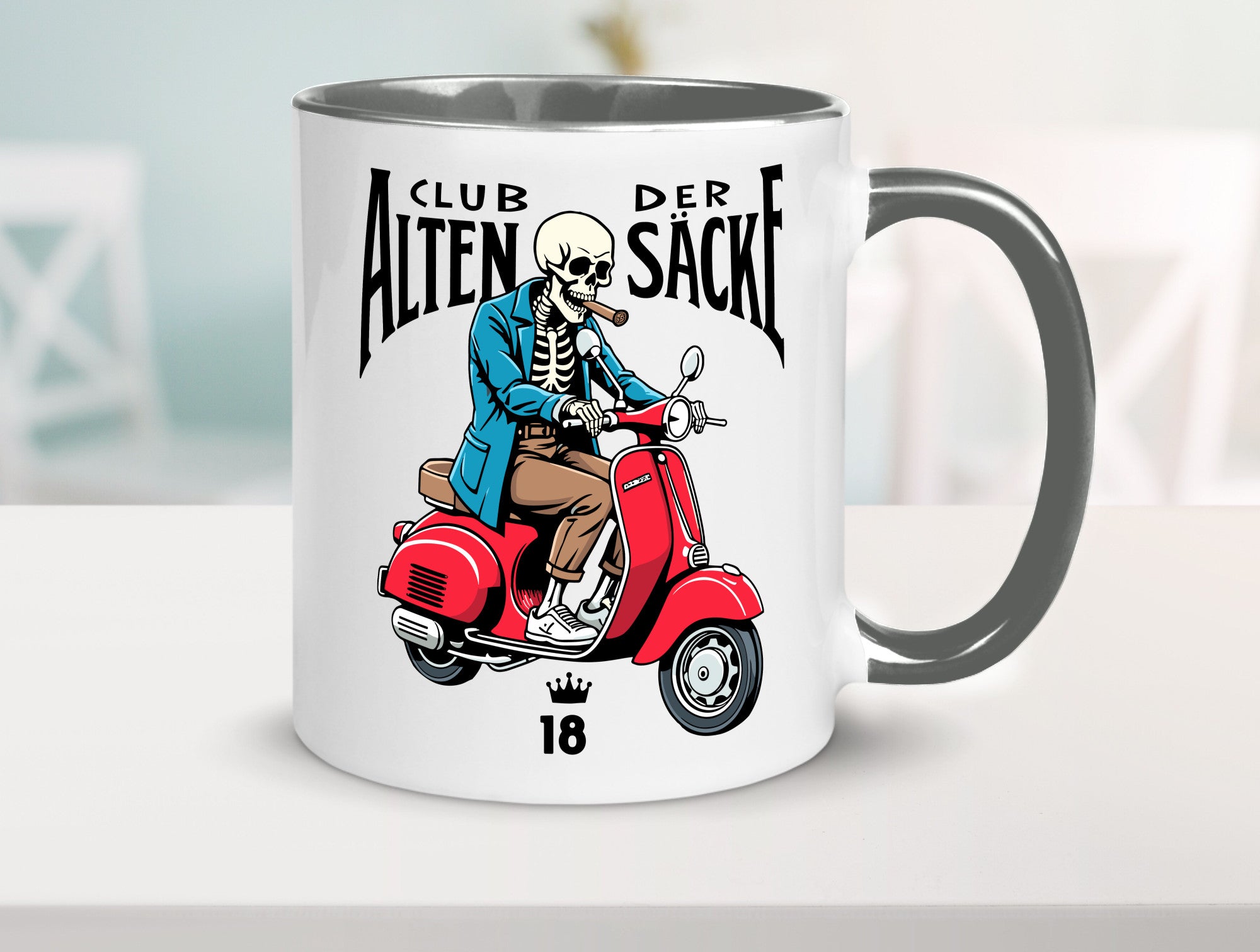 18. Geburtstag | 18 Jahre Club der alten Säcke Geschenkidee Humor Tasse