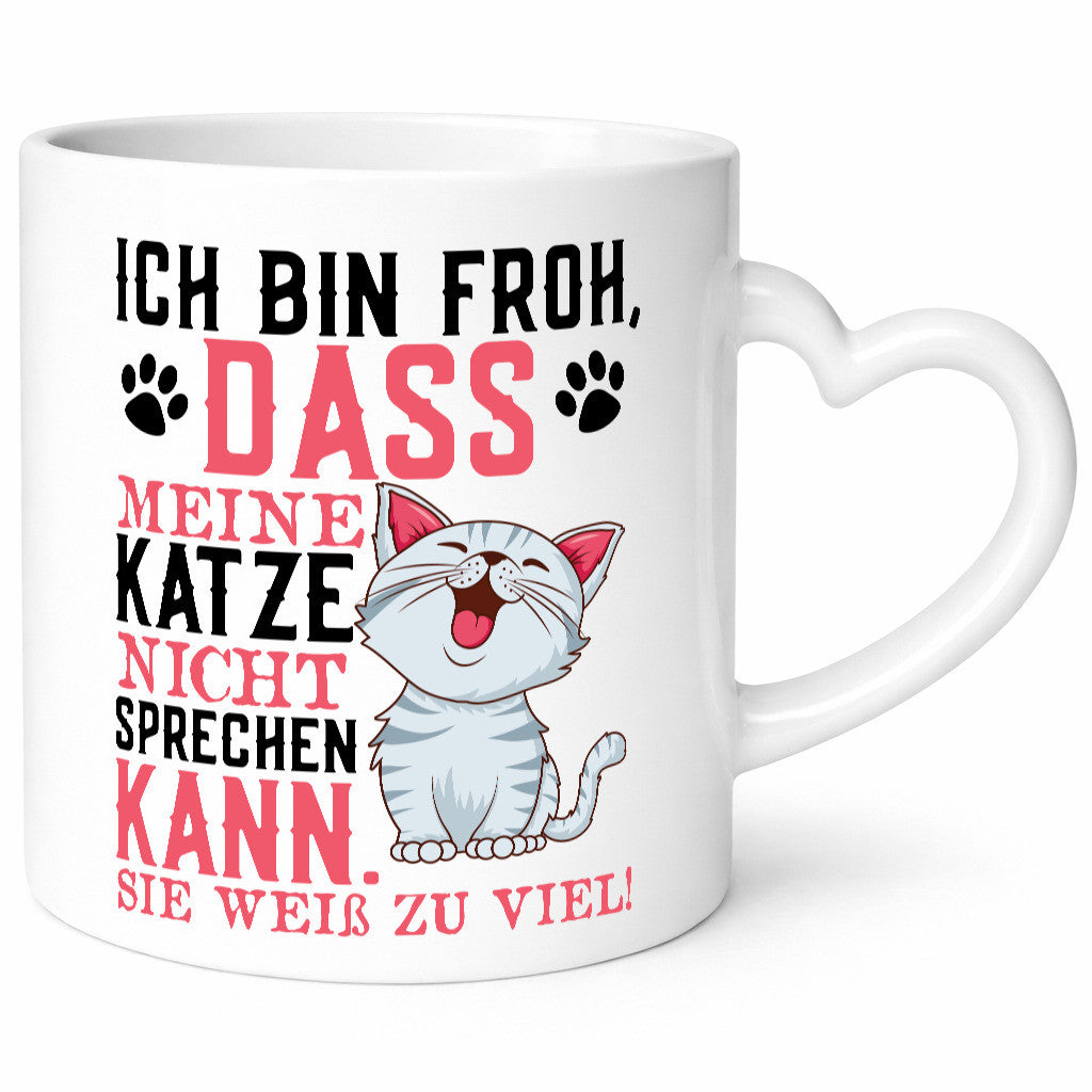 Lustiger Katzenspruch | Tierliebhaber Katzenfan Comic Spruch Geschenk Humor