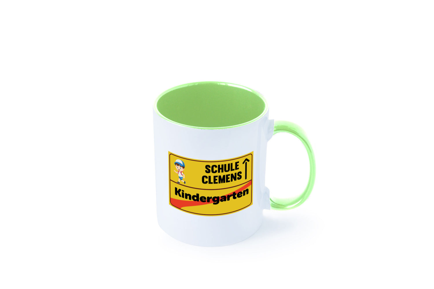 Bye Kindergarten | Schule Clemens Geschenkidee Humor Tasse