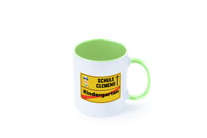 Bye Kindergarten | Schule Clemens Geschenkidee Humor Tasse