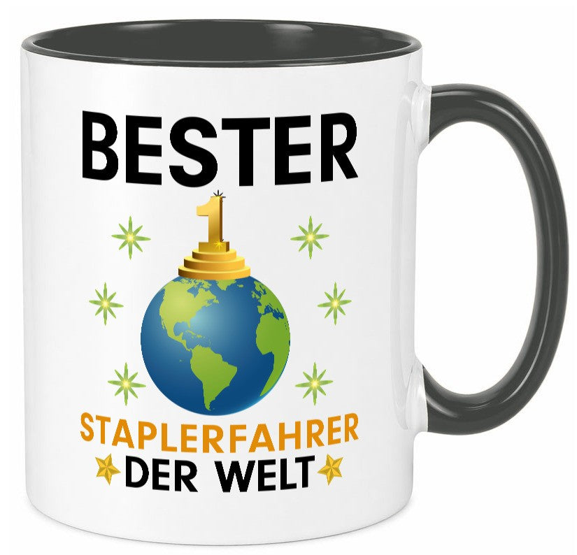 Welt Bester Staplerfahrer | Gabelstapler Fahrer Geschenkidee Humor Tasse