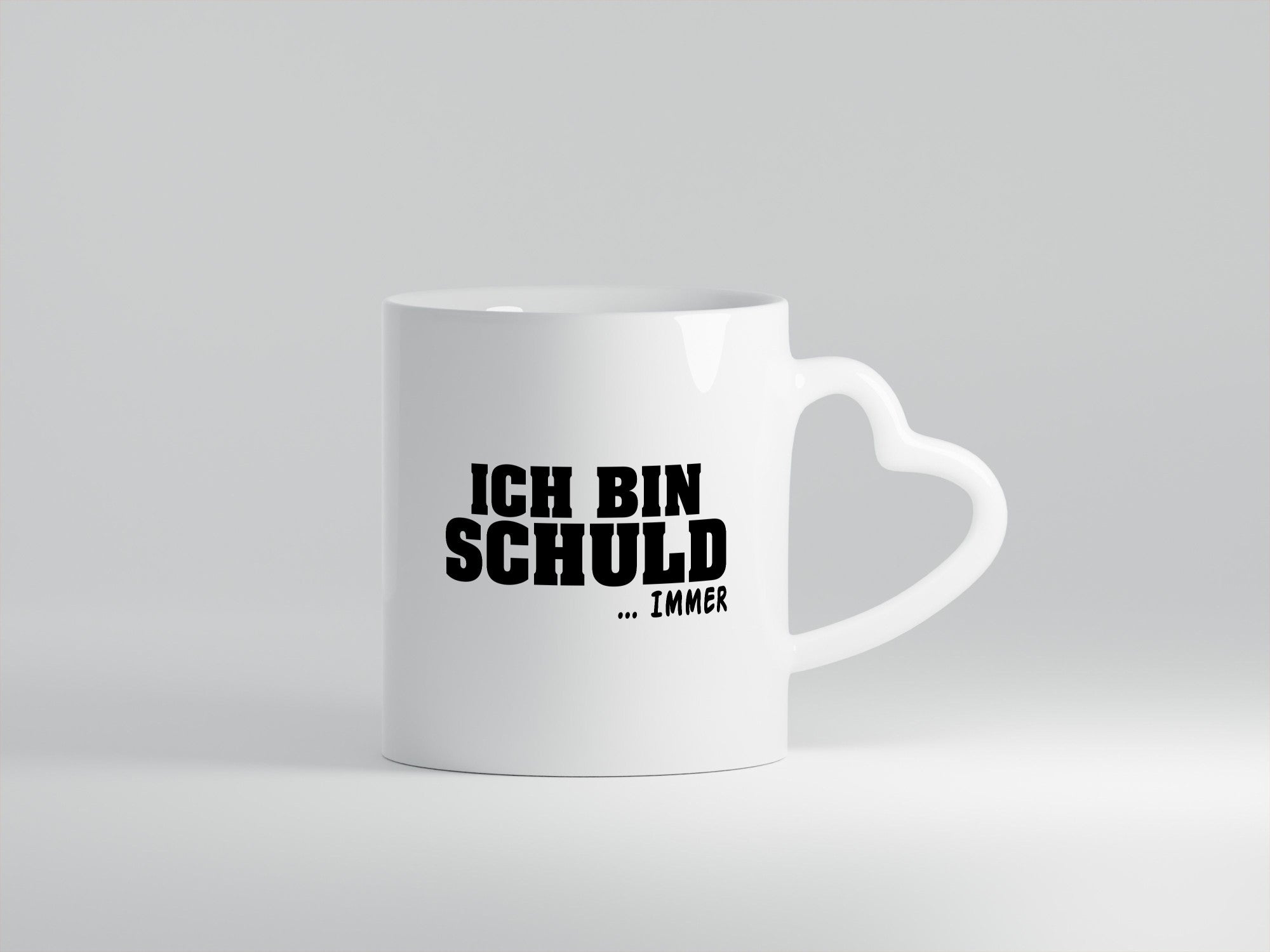 Ich bin Schuld | Schwarze Schaff lustig Humor Geschenkidee Geschenk Tasse