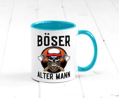 Böser alter Mann Humor Geschenkidee Tasse