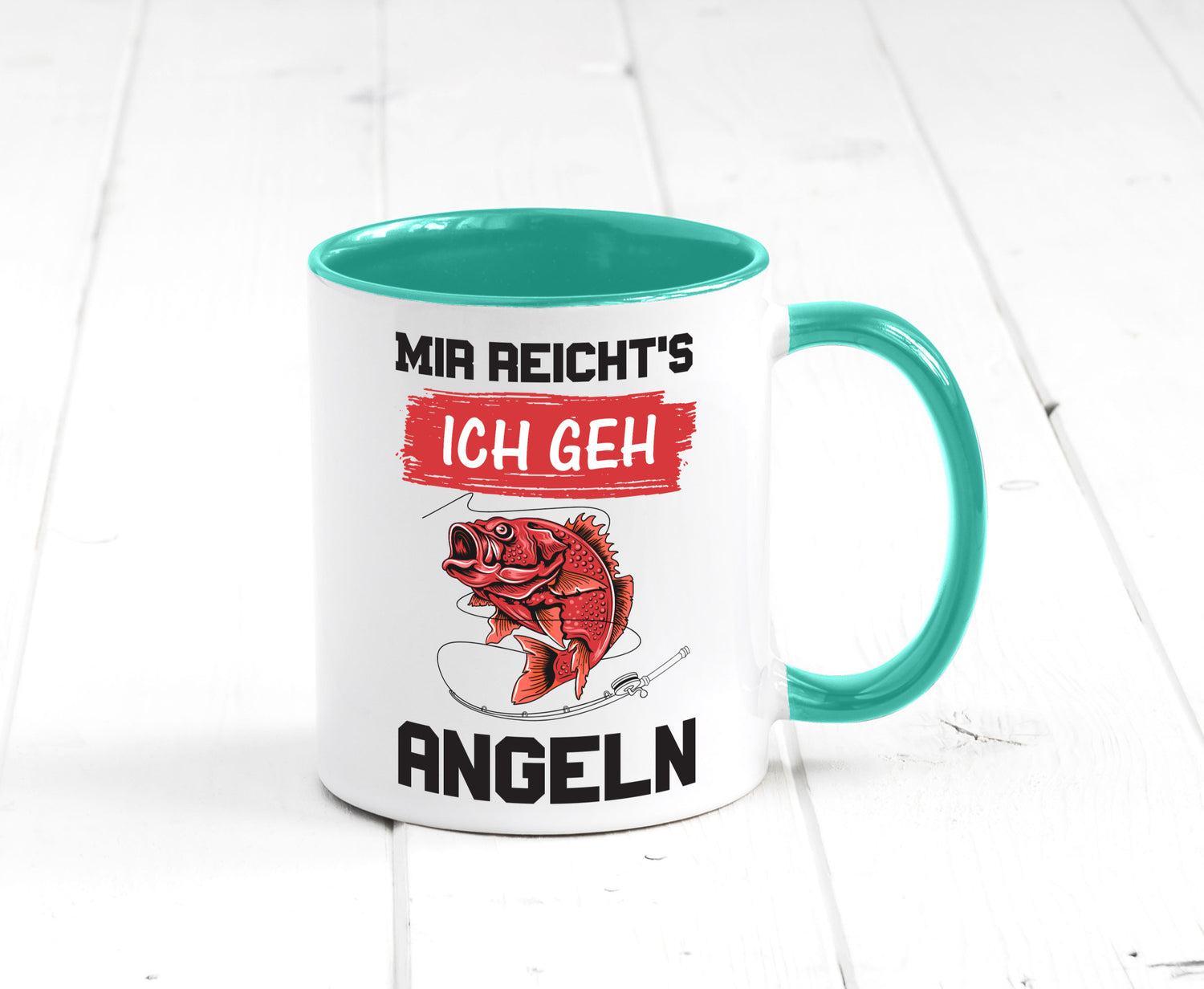 Ich geh angeln | Angler Tasse Fisch Fischer Humor lustig Geschenkidee Geschenk