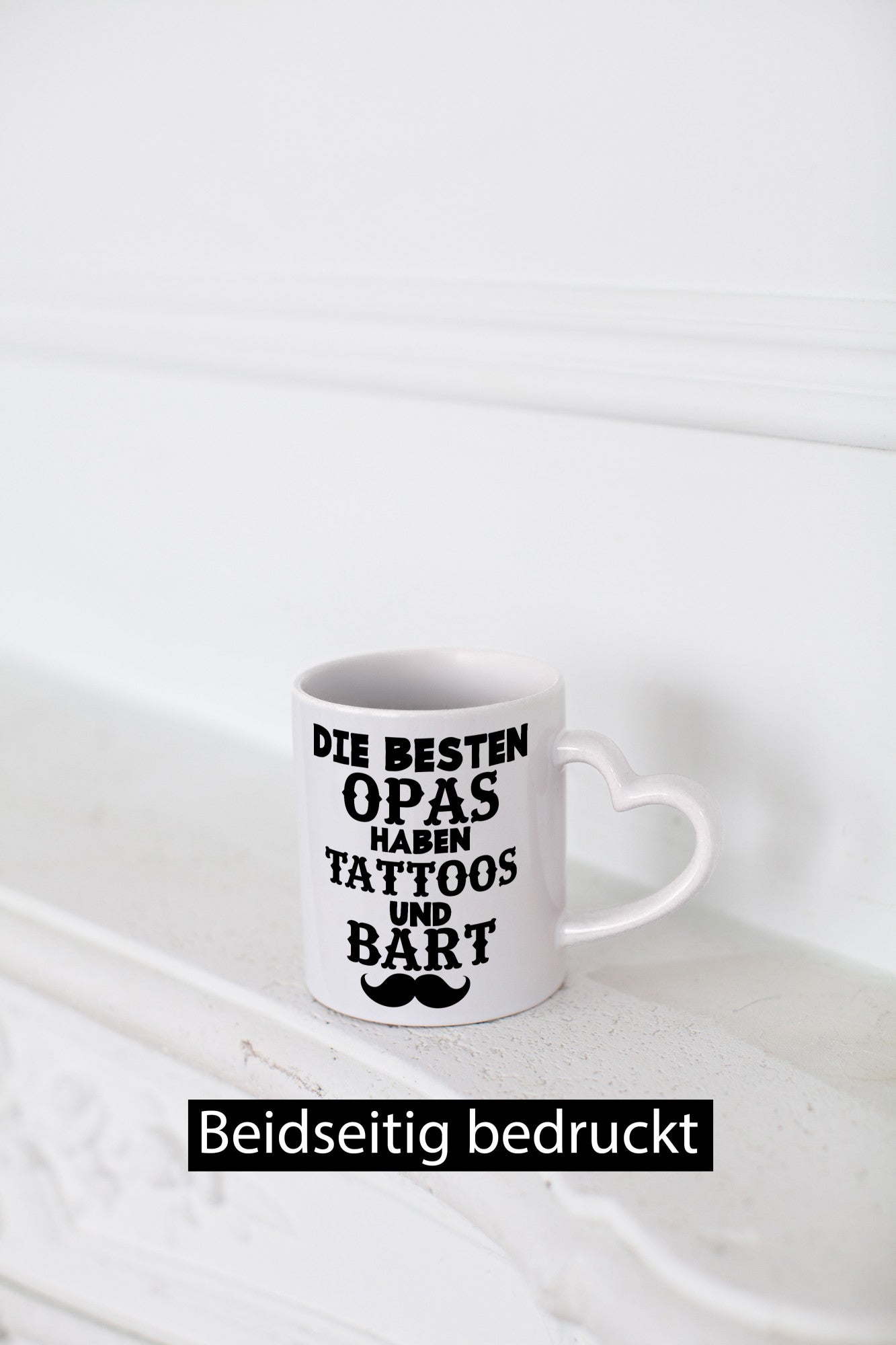Die besten Opas haben Tattoos und Bart | Schneuzer Humor Familie Geschenkidee