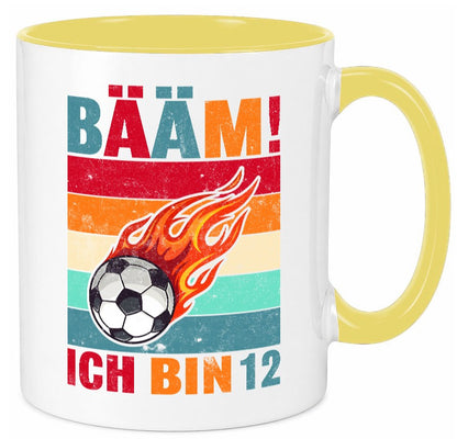 12. Geburtstag | Bääm ich bin 12 Fußball Humor Geschenkidee Tasse