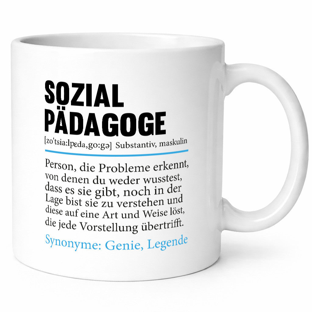 Sozialpädagoge | Spruch Pädagoge Beruf Humor v2 lustig Arbeit Kollegen Büro