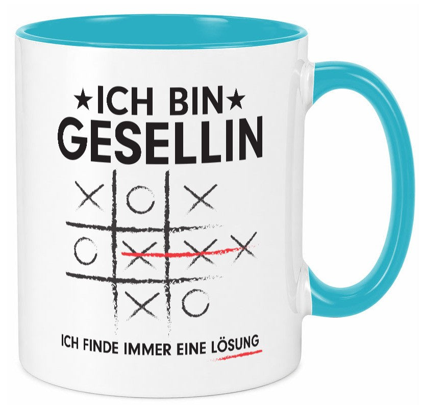 Löse Probleme: Gesellin | Handwerkerinnen Geschenkidee Humor Tasse