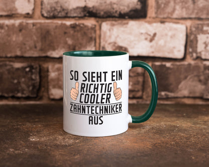 Richtig Cooler Zahntechniker | Zahnmedizin Geschenkidee Humor Tasse
