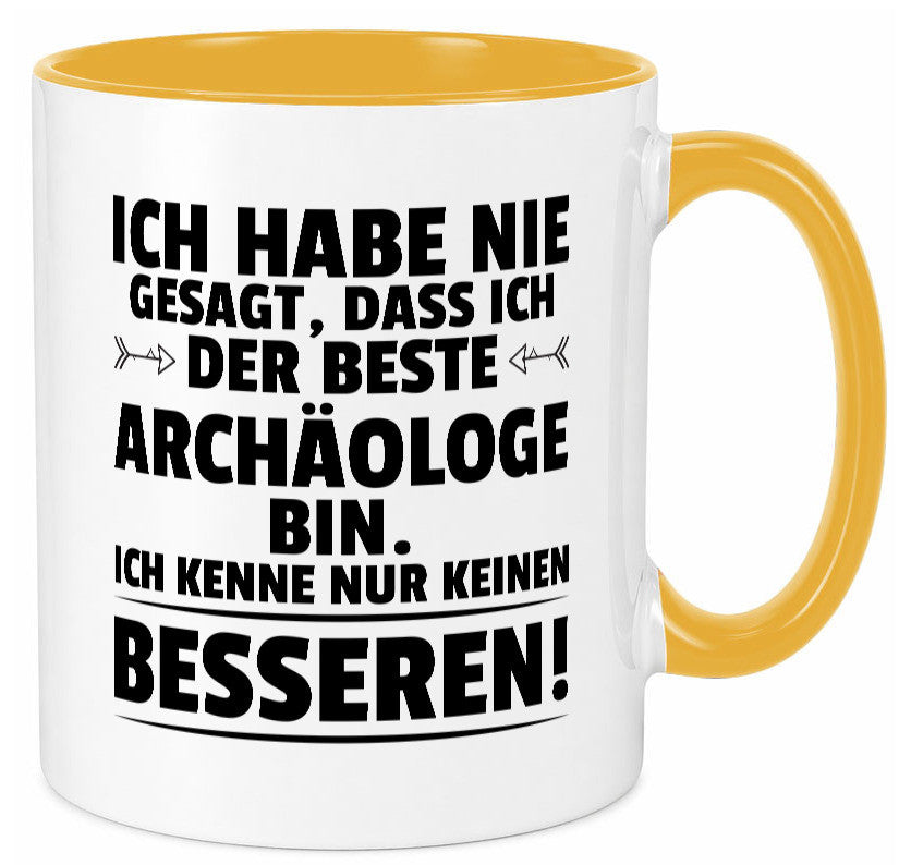 Der Beste Archäologe | Archäologie Forscher Humor Geschenkidee Tasse
