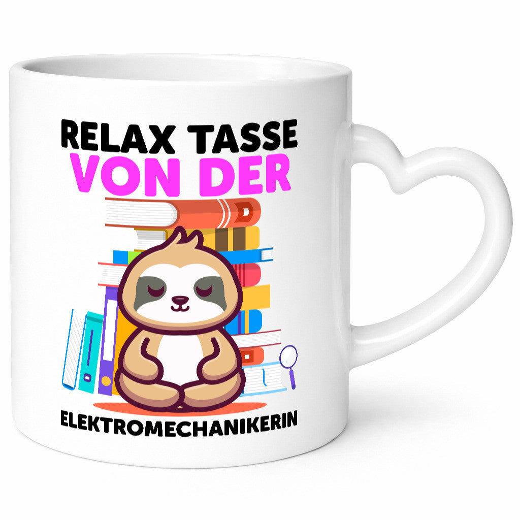 Relax Tasse: Elektromechanikerin | Mechanikerin lustig Humor Geschenkidee