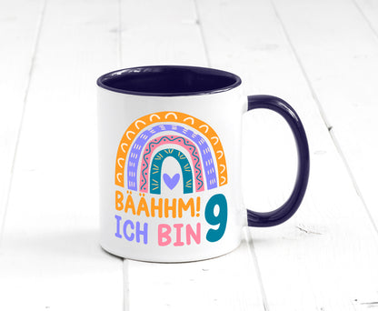 9. Geburtstag | 9 Jahre Regenbogen Bääm Mädchen Geschenk Geschenkidee lustiger