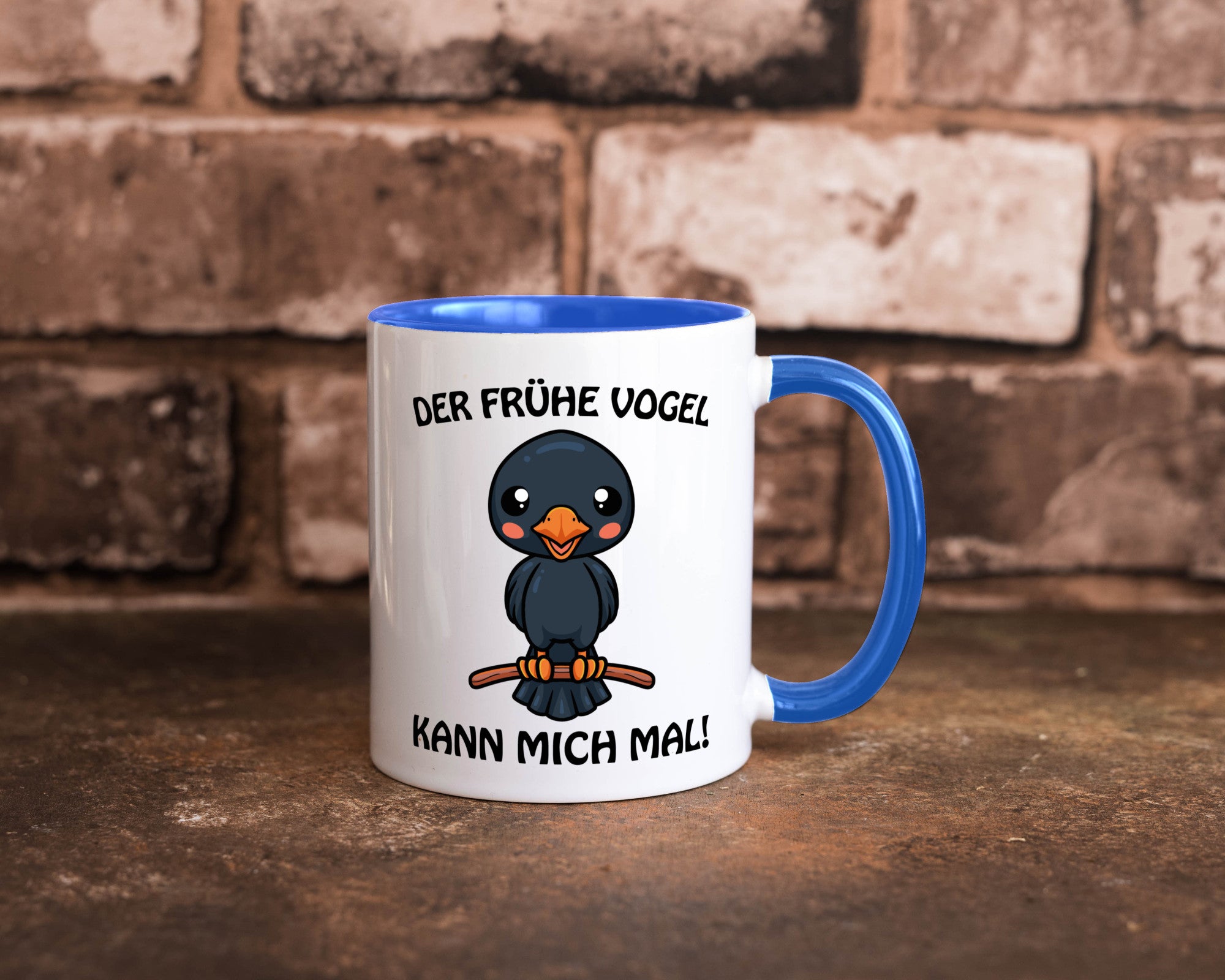 Der Frühe Vogel Humor Geschenkidee Tasse