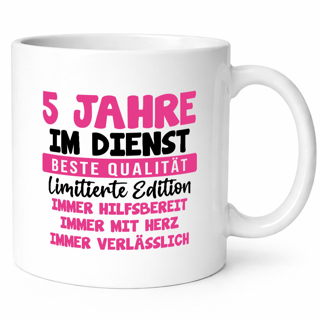 5 Jahre im Dienst | Jubiläum Arbeit v10 Geschenk Kollegen Büro lustiger Spruch