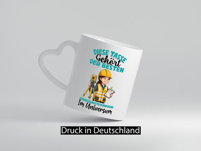 Im Universum: Landvermesserin | Vermessungstechniker Lustiger Spruch Geschenk Humor