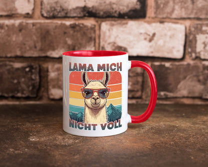 Lama mich nicht voll | Alpaka Kamel Retro lustig Humor Geschenkidee Geschenk
