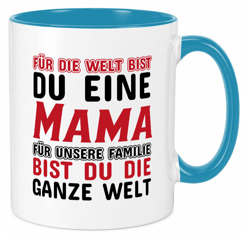 Beste mama der Welt lustiger Spruch Geschenk Familie Geschenkidee Tasse