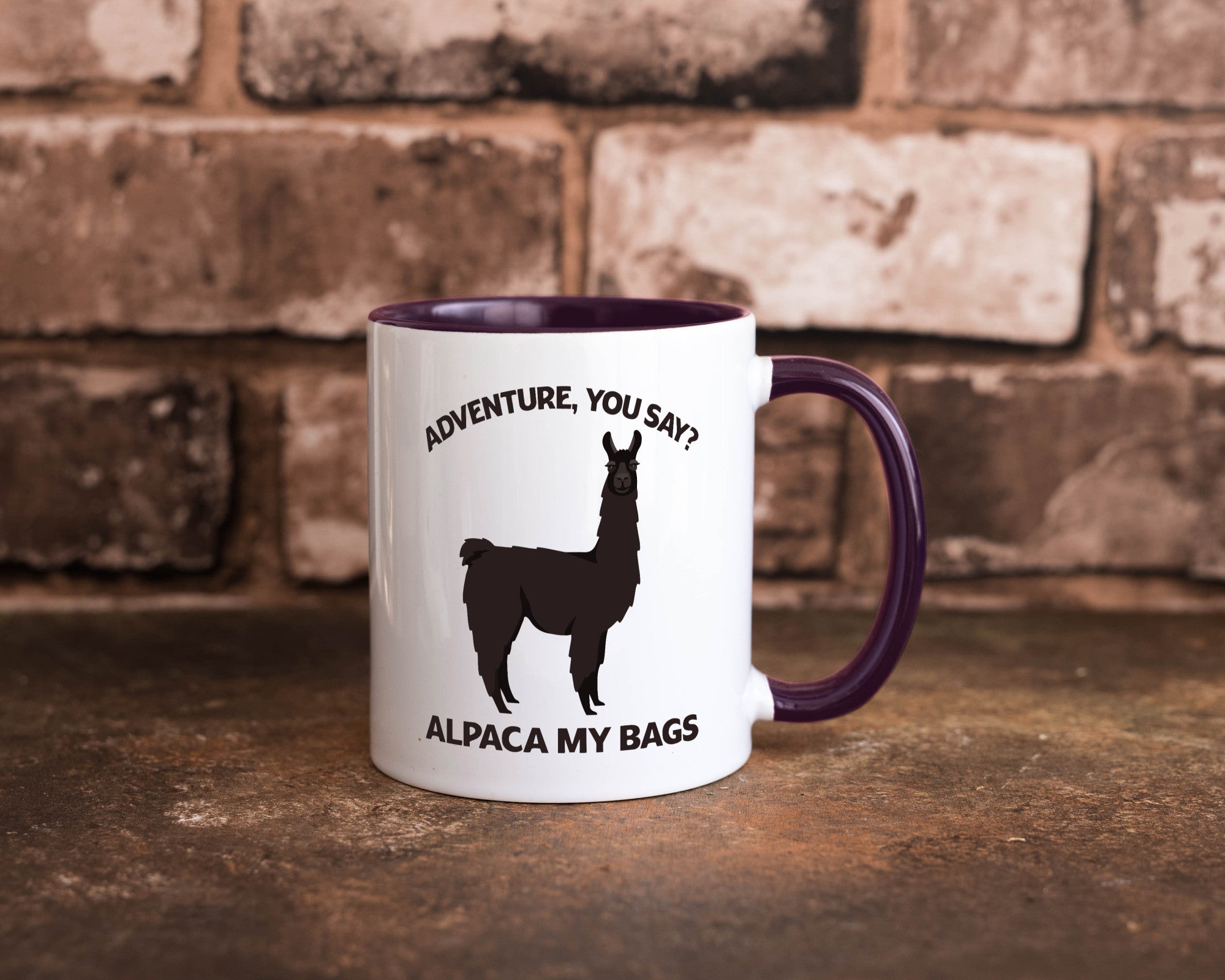 Adventure, Alpaca | Humor Geschenkidee Tasse