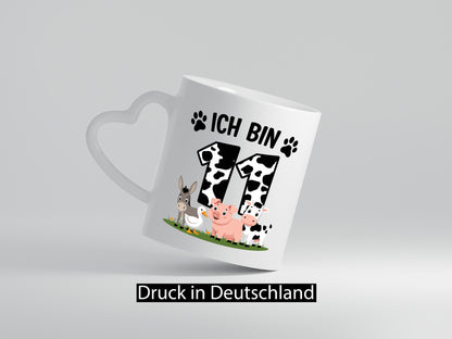 11 Geburtstag | Jahre Farmer Kind Geschenk Geschenkidee lustiger Spruch Tasse