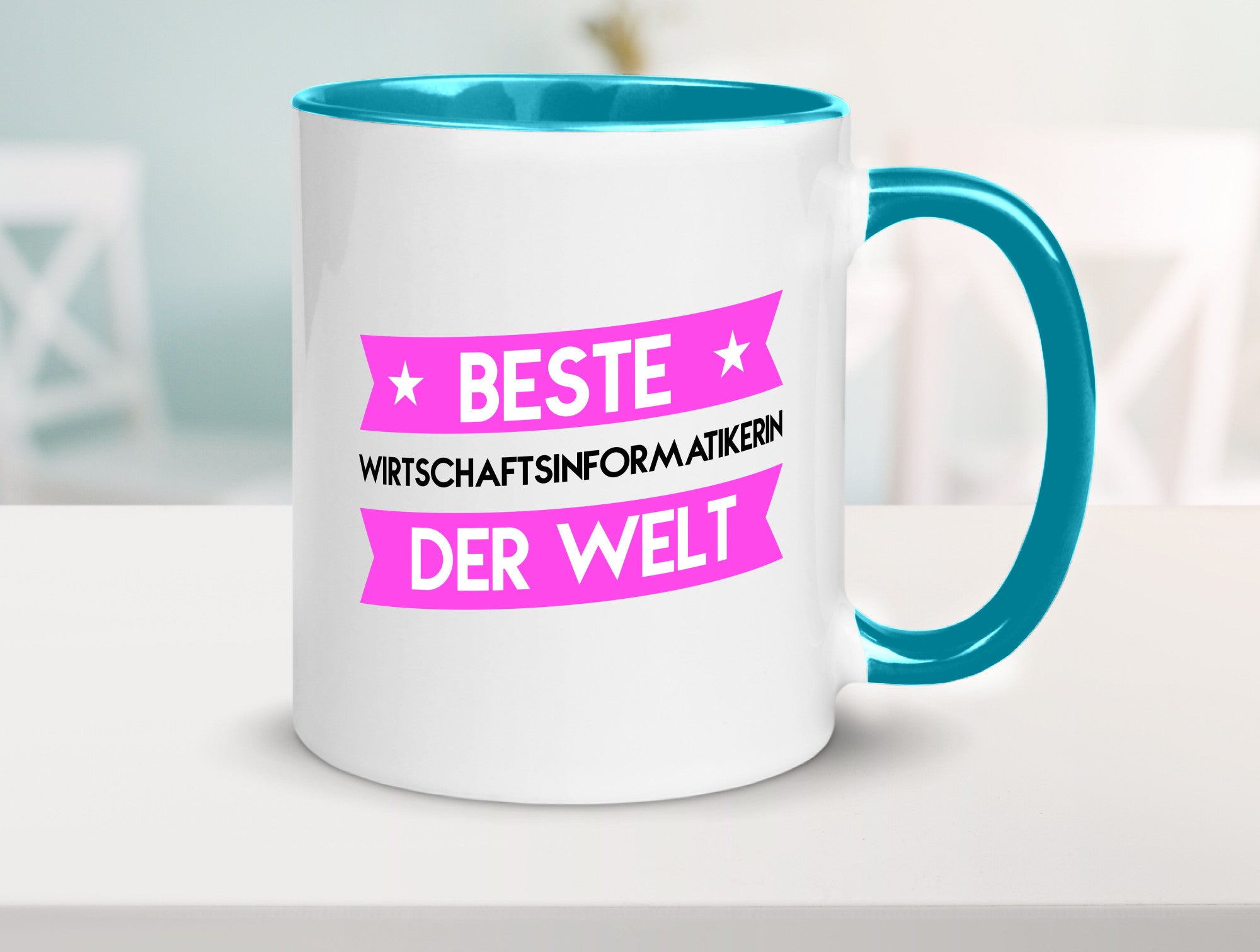 Beste Wirtschaftsinformatikerin | Wirtschaft Informatik Humor Geschenkidee Tasse