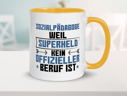 Superheld Sozialpädagoge | Pädagoge lustig Humor Geschenkidee Geschenk Tasse