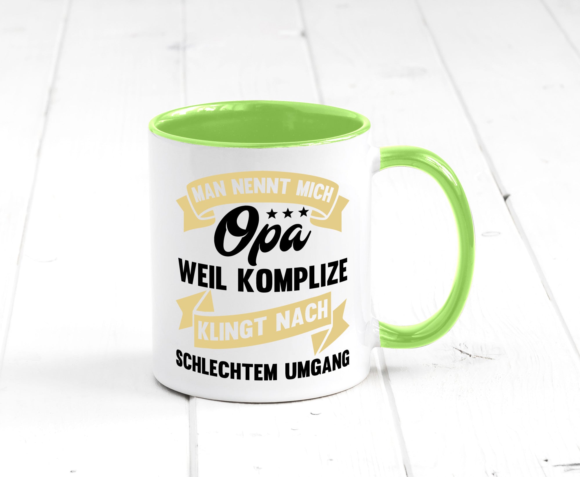 Man nennt mich Opa | Bester der Welt Humor Familie Geschenkidee Tasse
