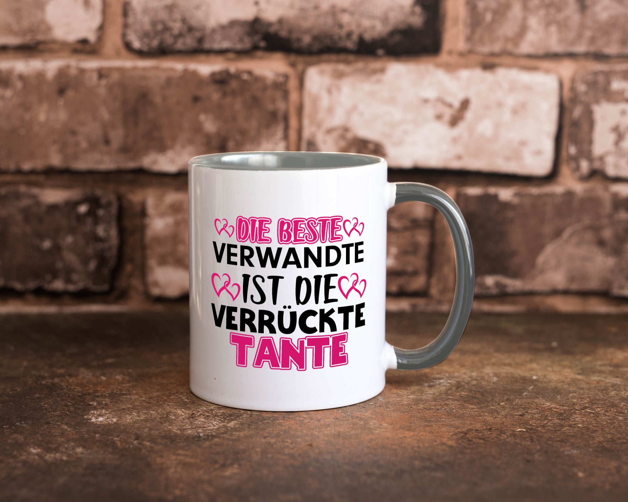 Verrückte Tante | Spruch Patentante Verwandtschaft lustiger Geschenk Humor