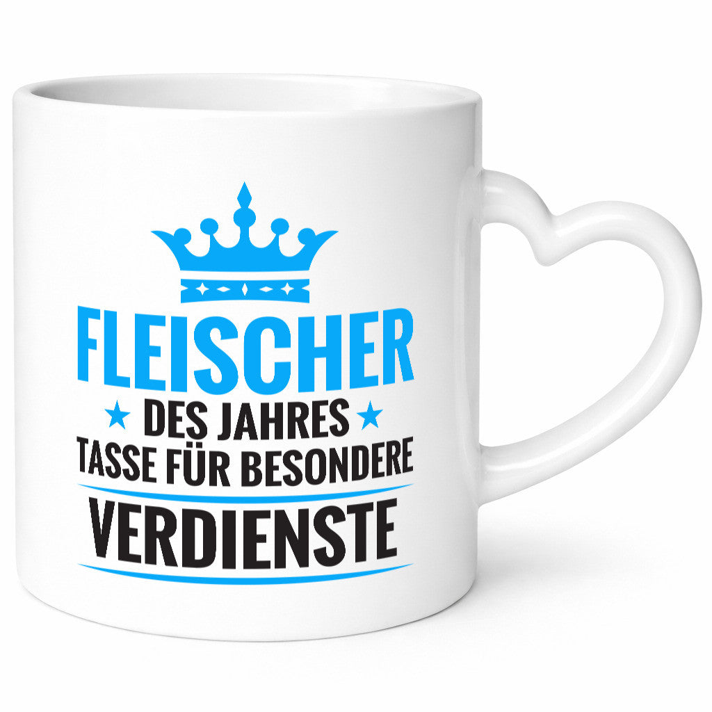Besonderer Verdienst: Fleischer | Schlachterei lustiger Spruch Geschenk Humor