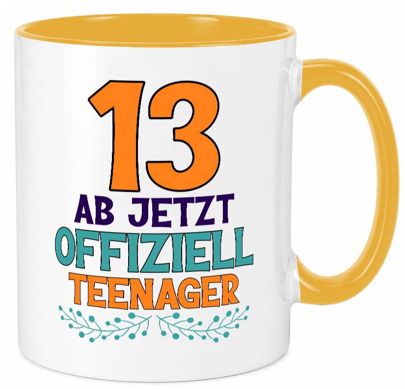 13. Geburtstag | Mädchen Tasse Teenager Spruch vl5 Geschenk Geschenkidee